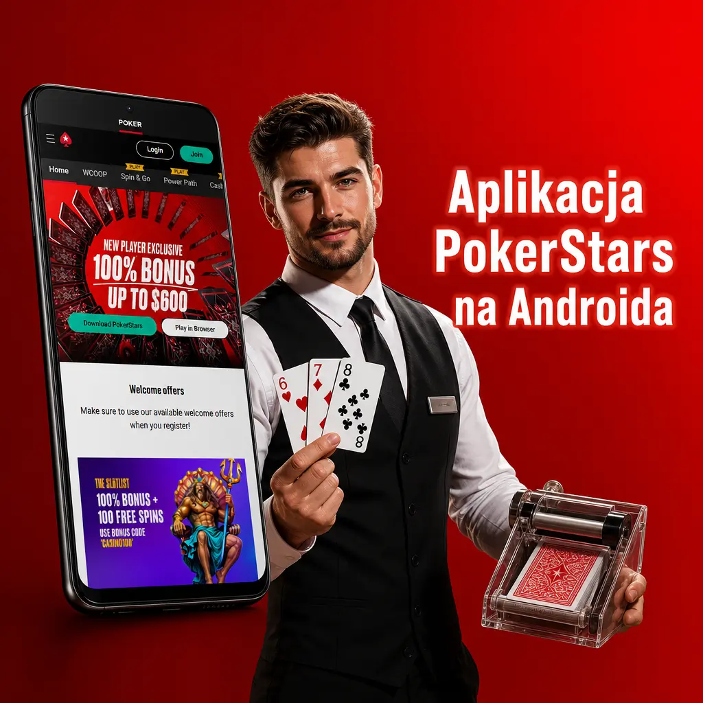Aplikacja PokerStars na Androida – pobierz i graj w kasyno oraz zakłady sportowe na telefonie