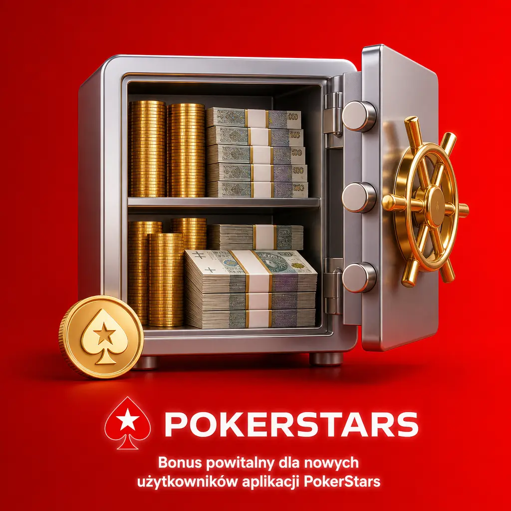Bonus powitalny PokerStars: 100% do 600 USD na sport lub kasyno plus 200 free spinów na Fire Joker dla nowych graczy.