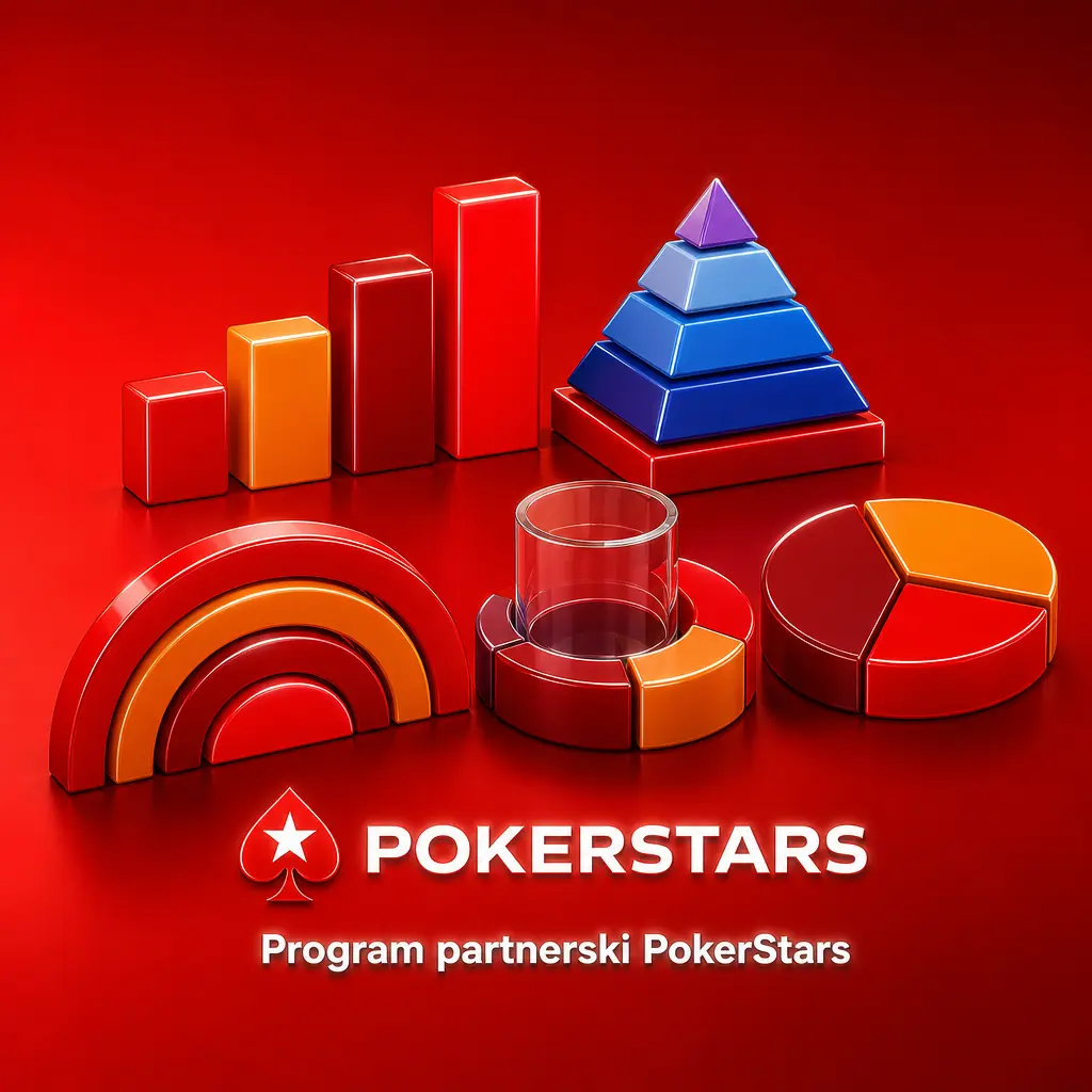 Program partnerski PokerStars Stars Affiliate Club - prowizja revenue share do 35% za poleconych graczy